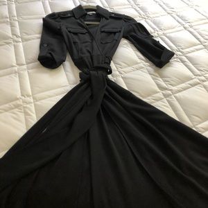 Diane von Furstenberg Black wrap dress